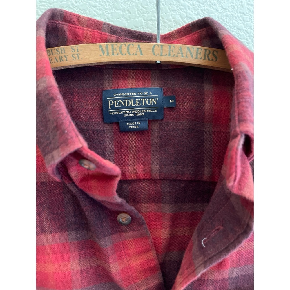 Pendleton Mason Flannel Button Down Men’s Size Me… - image 2